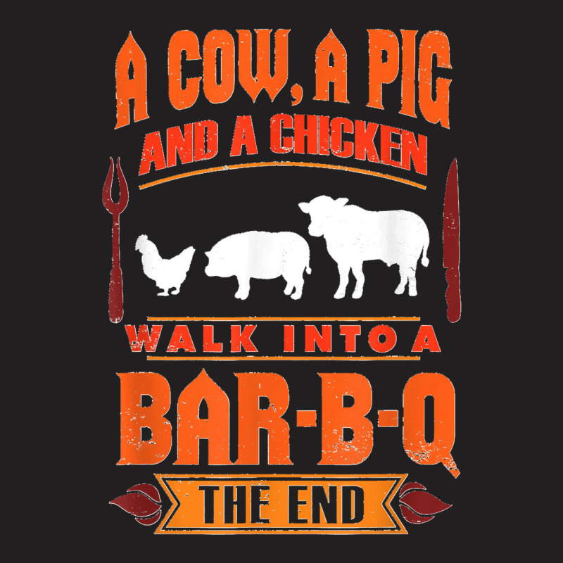 Funny Bbq Grilling Gift Walk Into A Bar Barbecue T-shirt | Artistshot