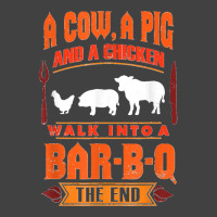 Funny Bbq Grilling Gift Walk Into A Bar Barbecue Vintage T-shirt | Artistshot