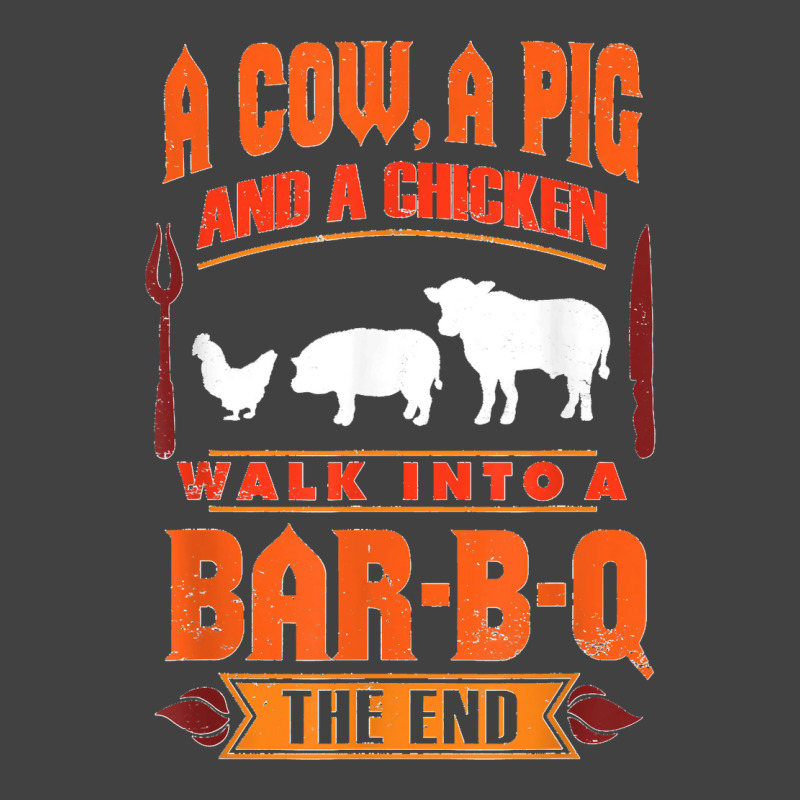 Funny Bbq Grilling Gift Walk Into A Bar Barbecue Vintage T-shirt | Artistshot