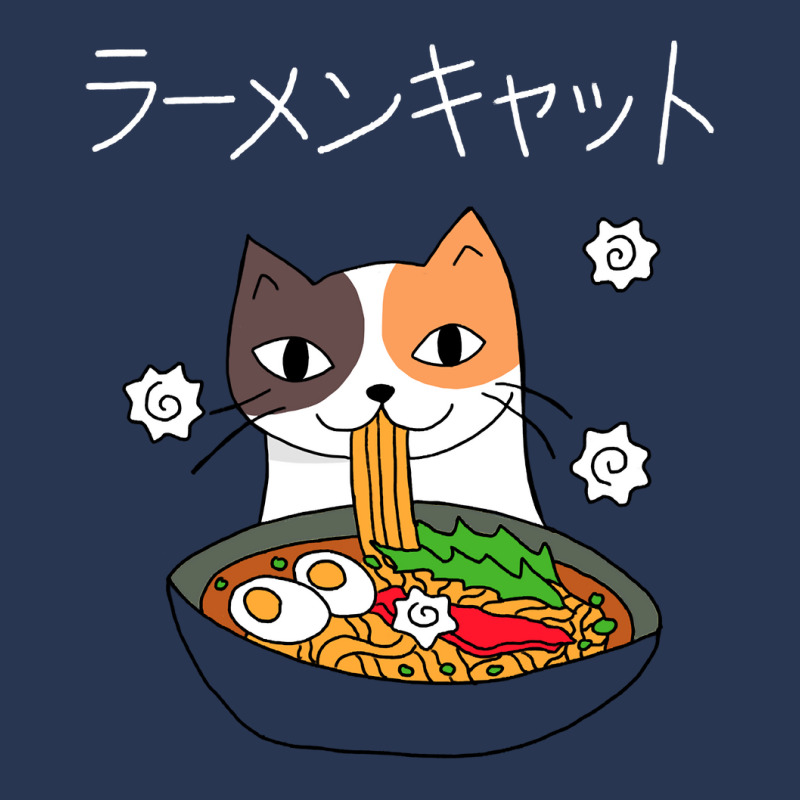 Ramen Cat (tortoiseshell, White Text) Men Denim Jacket by JohnDavidMay | Artistshot