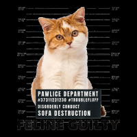 Funny Cat Feline Guilty Guilty Cat Pawlice Dept Mugshot Lightweight Hoodie | Artistshot