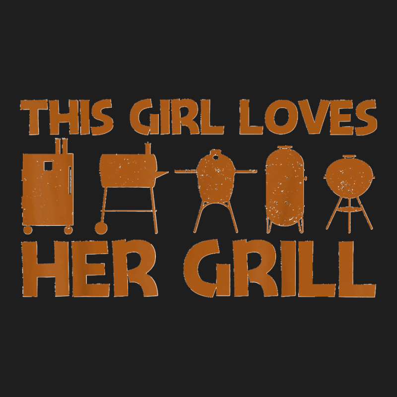 Funny Grill Gift For Girls Kids Grilling Bbq Smoked Meat Fan Classic T-shirt | Artistshot