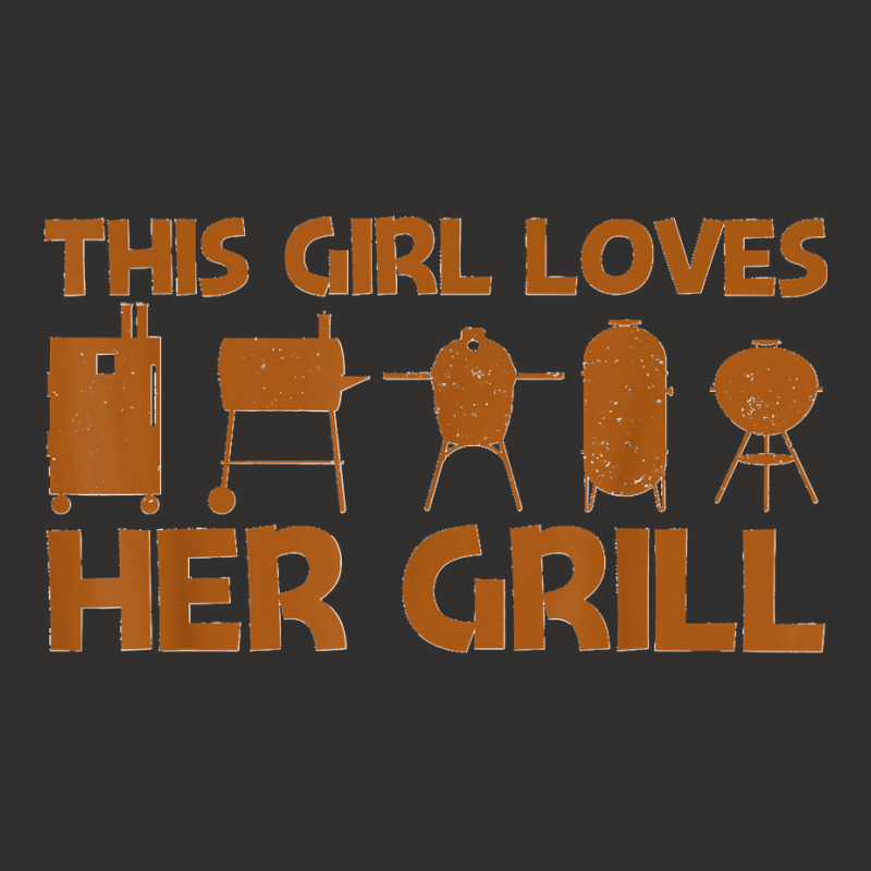 Funny Grill Gift For Girls Kids Grilling Bbq Smoked Meat Fan Champion Hoodie | Artistshot