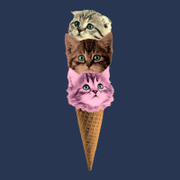 Meow Scream Ice Cream Cone Kitten Pun Graphic Ladies Denim Jacket | Artistshot