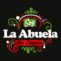 Womens Soy La Abuela Mas Chingona Latin Mexican Scorecard Crop Tee | Artistshot