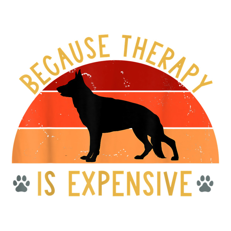 New Dog Owners Therapy Is Expensive German Shepherd Pet Love T Shirt V-Neck Tee by rowenapas5d | Artistshot