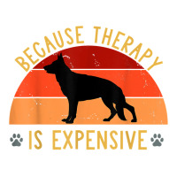 New Dog Owners Therapy Is Expensive German Shepherd Pet Love T Shirt Zipper Hoodie | Artistshot