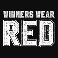 Winners Wear Red Color War Camp Team Game Competition Crop Top | Artistshot