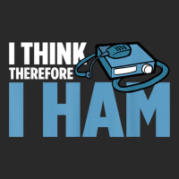 I Think Therefore I Ham Amateur Ham Radio T Shirt Printed Hat | Artistshot