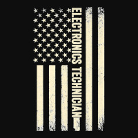 Usa Flag Technician Proud American Electronics Technician Premium Crop Top | Artistshot