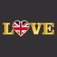 United Kingdom Flag British Great Britain Uk Heart Premium Vintage Hoodie | Artistshot