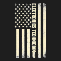 Usa Flag Technician Proud American Electronics Technician Premium Classic T-shirt | Artistshot