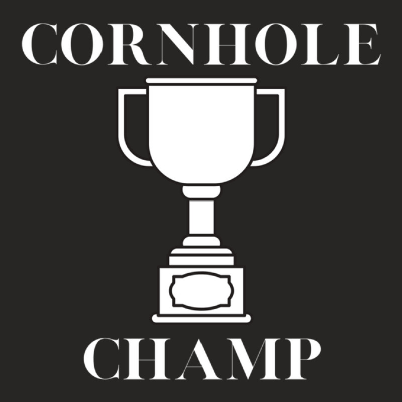 Cornhole Champ Design Cornhole Fan Or Player Design Ladies Fitted T-Shirt by NancyGaona | Artistshot