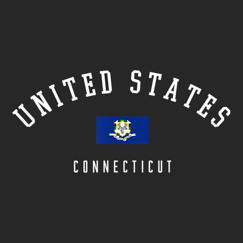 State Of Connecticut Flag United States With State Name T Shirt Men's T-shirt Pajama Set by rowenapas5d | Artistshot