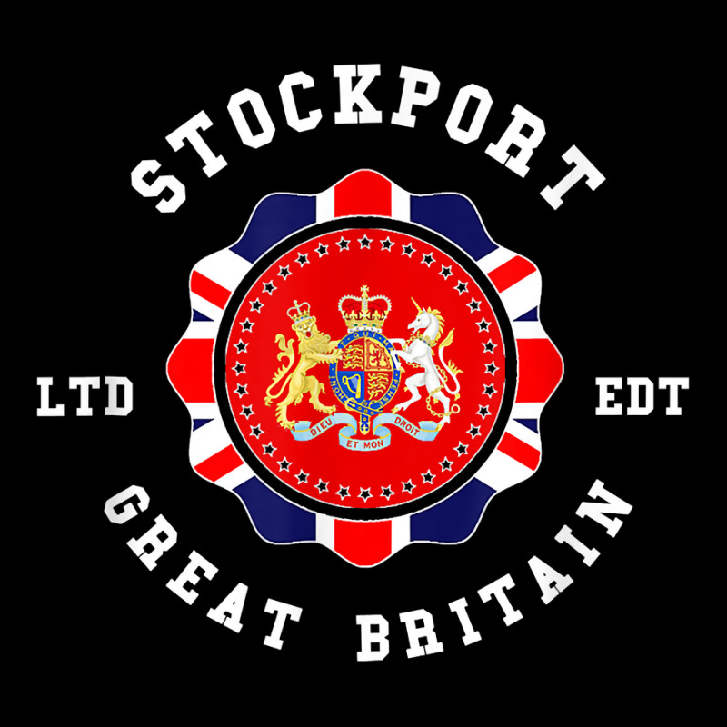 Stockport Great Britain British Pride Vintage T Shirt V-neck Tee | Artistshot