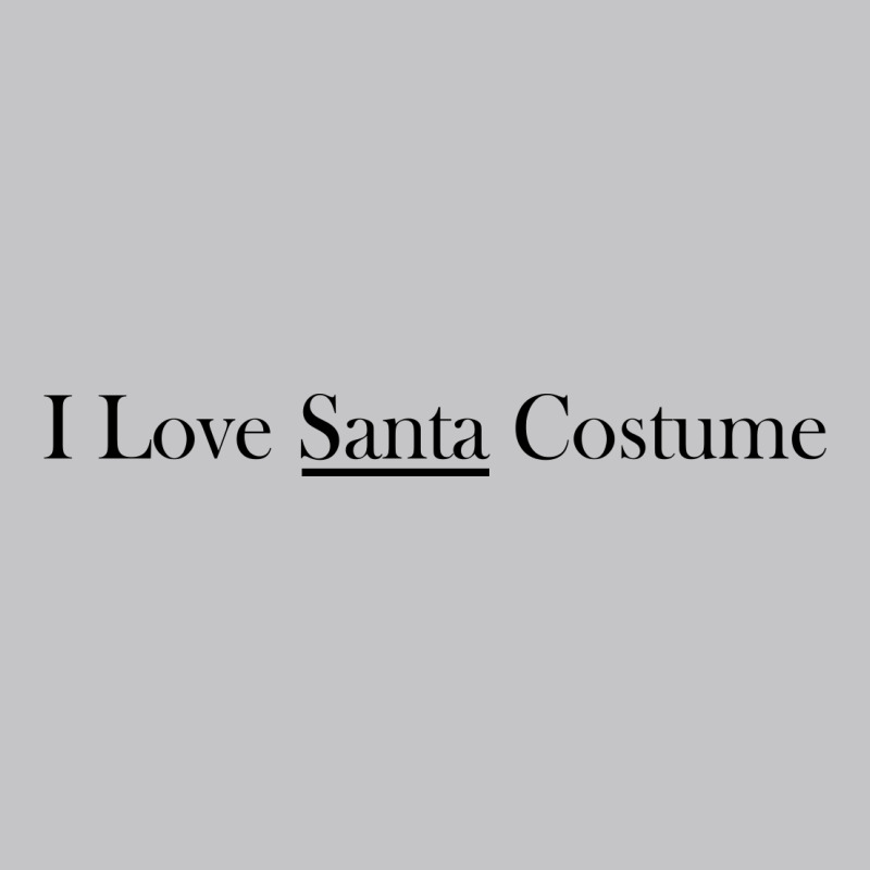 I Love Santa Costume Baby Bodysuit | Artistshot