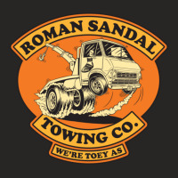 Roman Sandal Towing Co. Ladies Fitted T-shirt | Artistshot