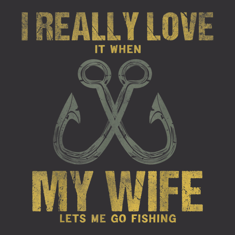 I Really Love It When My Wife Funny Fishing Adult Humor Vintage Short | Artistshot