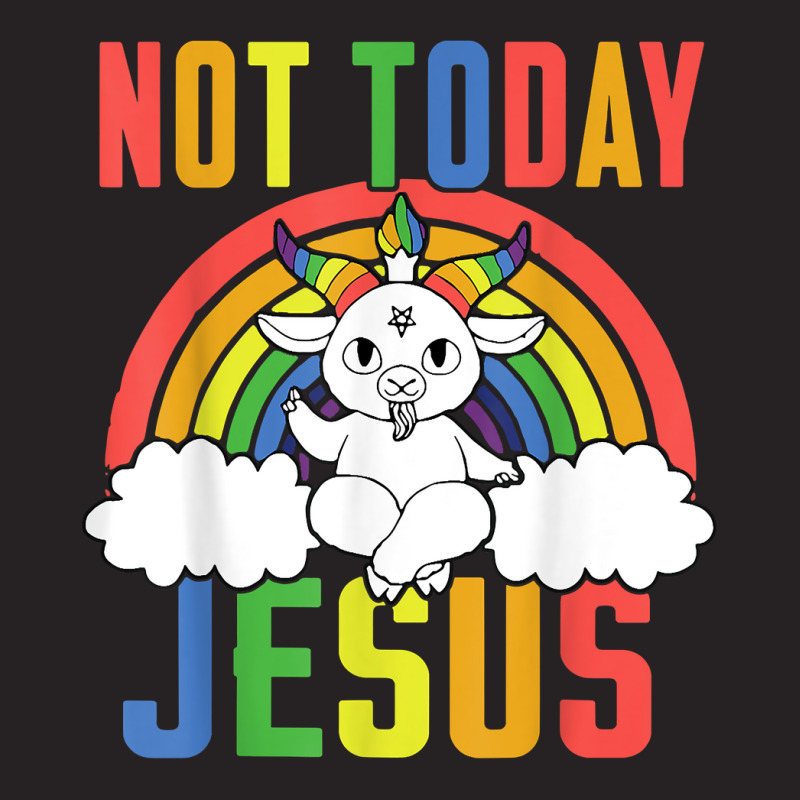 Today Not Jesus Satan Goat Satanic Rainbow Satanism T Shirt Vintage Cap by halexvvchukle | Artistshot