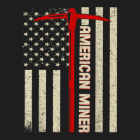 American Miner Usa Flag For A Coal Miner Classic T-shirt | Artistshot