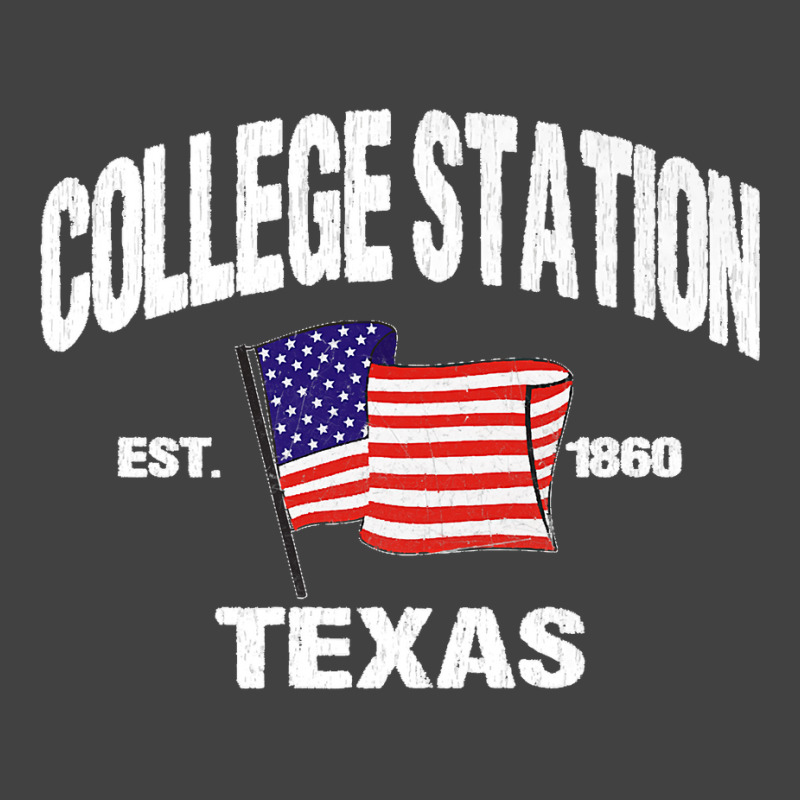 College Station Texas Tx Usa Stars & Stripes Vintage Style Premium Vintage T-shirt | Artistshot