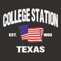 College Station Texas Tx Usa Stars & Stripes Vintage Style Premium Champion Hoodie | Artistshot