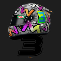 Daniel Ricciardo - 2020 Helmet Number 3 Classic T-shirt | Artistshot