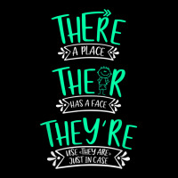 There Their They're Funny English Teacher Grammar Teacher Legging | Artistshot