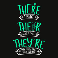 There Their They're Funny English Teacher Grammar Teacher Scorecard Crop Tee | Artistshot