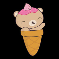 Brown Bear Ice Cream Cone Fleece Short | Artistshot