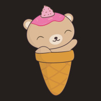 Brown Bear Ice Cream Cone Tank Top | Artistshot