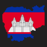 Flag Map Of Cambodia T-shirt | Artistshot