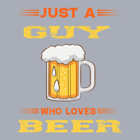 Just A Guy Who Loves Beer Tank Dress | Artistshot