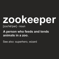 Zoologist Wild Animal Keeper - Zoological Zookeeper Ladies Fitted T-shirt | Artistshot