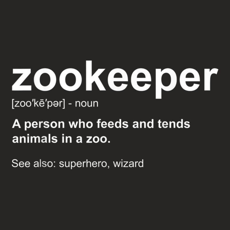 Zoologist Wild Animal Keeper - Zoological Zookeeper Ladies Fitted T-Shirt by WarrenERand | Artistshot