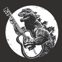 Dinosaur Playing Guitar Cool Champion Hoodie | Artistshot