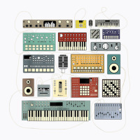 Electronic Musician Synthesizers And Drum Machine Dj T-shirt | Artistshot