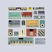 Electronic Musician Synthesizers And Drum Machine Dj Fleece Short | Artistshot