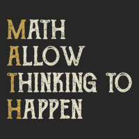 Math Allow Thinking To Happen  Funny Mathematics Men's T-shirt Pajama Set | Artistshot