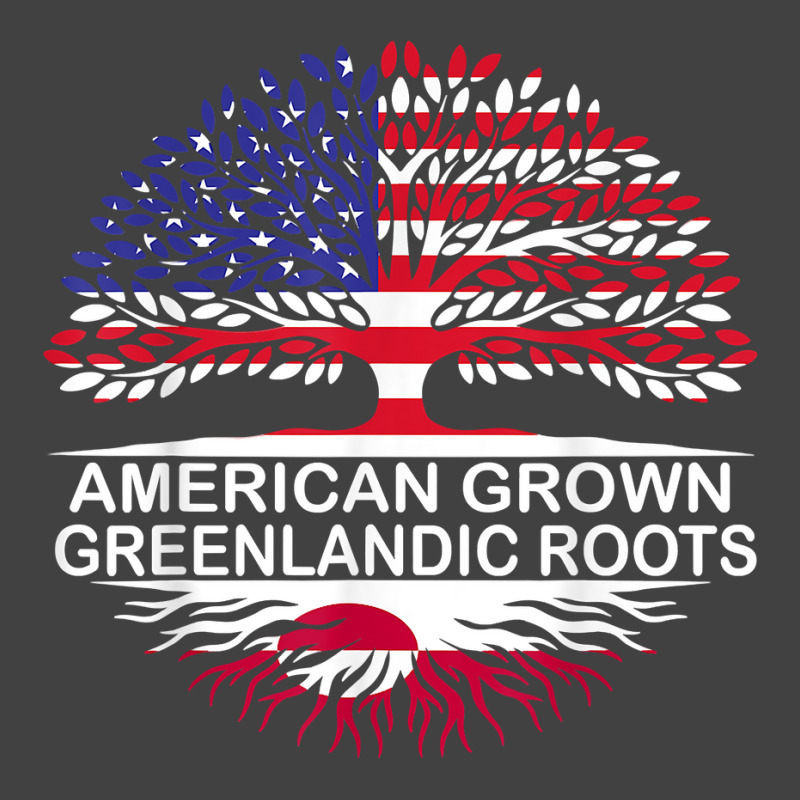 Usa & Greenland Flags Tee American Grown Greenlandic Roots T Shirt Vintage T-shirt | Artistshot