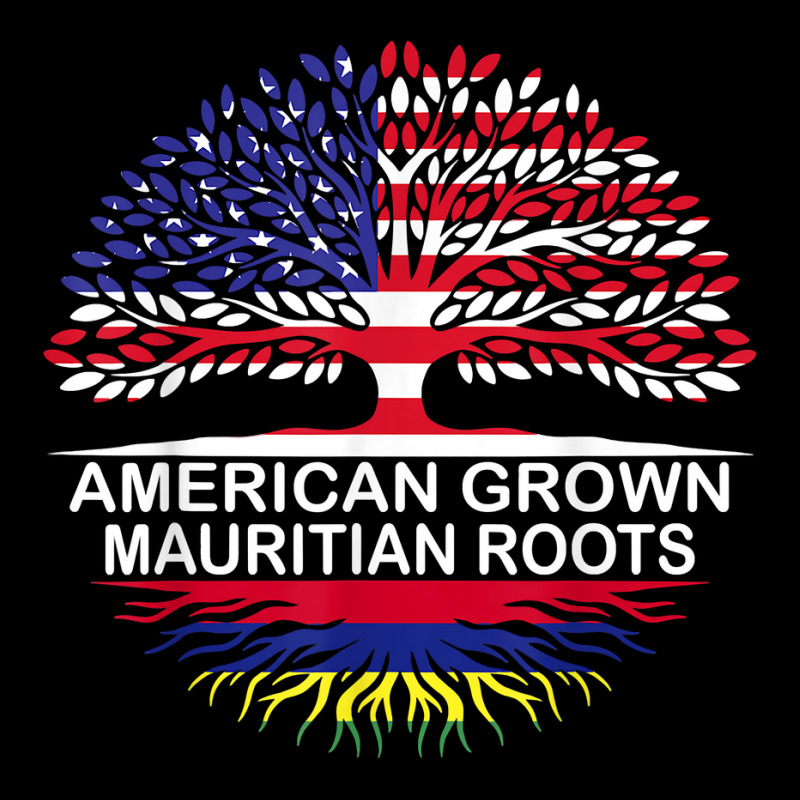 Usa & Mauritius Flags Tee American Grown Mauritian Roots T Shirt Graphic Youth T-shirt by belenfinl | Artistshot