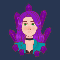 Loves Anime And Stardew Can Extrapolate Amethyst Valley Abigail Awesom Ladies Denim Jacket | Artistshot