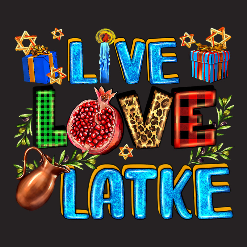 Live Love Latke Happy Hanukkah Jewish Holiday Western T Shirt Vintage Cap | Artistshot