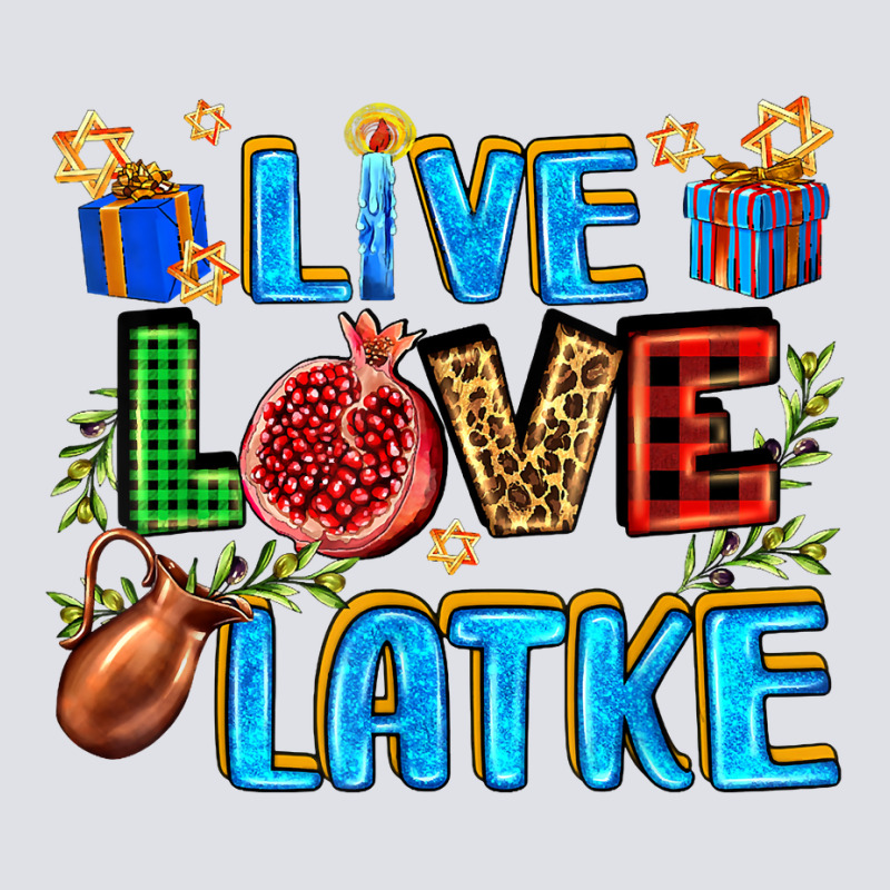 Live Love Latke Happy Hanukkah Jewish Holiday Western T Shirt Bucket Hat | Artistshot