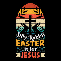 Funny Happy Easter Quote, Silly Rabbit Easter Is For Jesus   Silly Rab Men's Long Sleeve Pajama Set | Artistshot