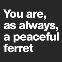 You Are As Always A Peaceful Ferret Men's T-shirt Pajama Set | Artistshot