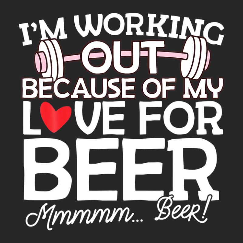 I'm Working Out Because Of My Love For Beer - Fitness Tshirt Women's Pajamas Set by asongurules3 | Artistshot