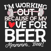 I'm Working Out Because Of My Love For Beer - Fitness Tshirt Women's Pajamas Set | Artistshot