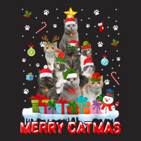 Funny Exotic Shorthair Cat Lovers Cute Holiday Xmas Tree T Shirt Vintage Cap | Artistshot