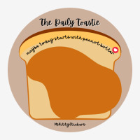 The Daily Toastie  Maybe Today Starts With Peanut Butter Travel Mug | Artistshot